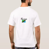 T-shirt Drapeau tanzanien, Drapeau de Tanzanie (Dos)