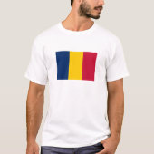 T-shirt Drapeau Tchad (Devant)
