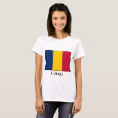 T-shirt Drapeau Tchad (Devant entier)