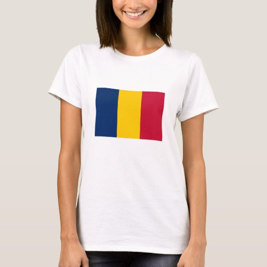 T-shirt Drapeau Tchad (Devant)