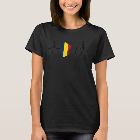 T-shirt Drapeau tchadien (Devant)