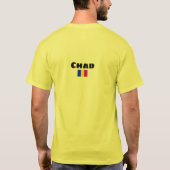 T-shirt Drapeau tchadien, Drapeau du Tchad (Dos)