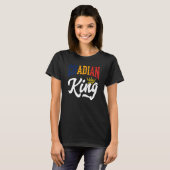 T-shirt Drapeau tchadien du roi tchadien Tchad (Devant entier)