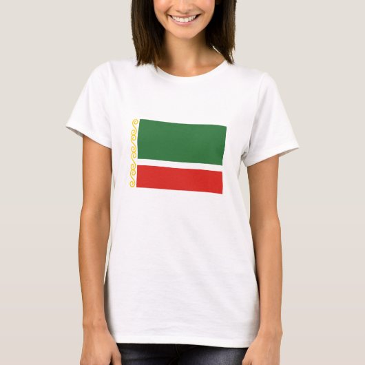 T-shirt Drapeau tchétchène (Devant)