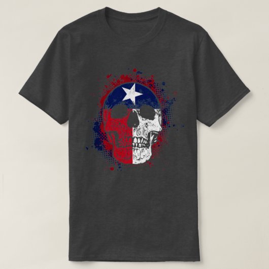 T-shirt Drapeau texan (Design devant)