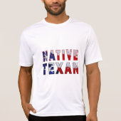 T-shirt Drapeau texan natif (Devant)