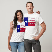 T-shirt Drapeau texan natif de 1ère génération (Unisexe)