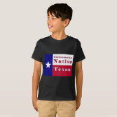 T-shirt Drapeau texan natif de 8e génération (Devant entier)