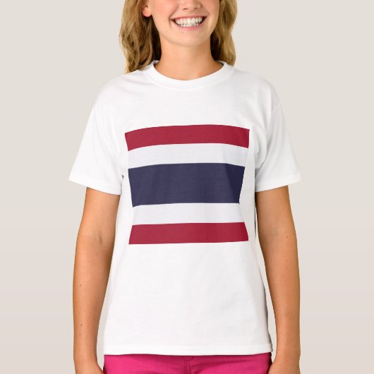 T-shirt Drapeau thaïlandais (Thaïlande) (Devant)