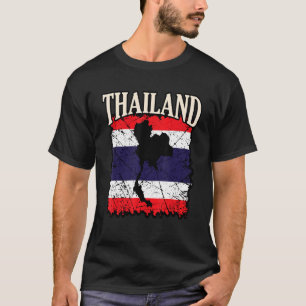 T-shirt Drapeau Thaïlande