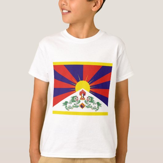 T-shirt Drapeau Tibétain (Devant)