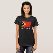 T-shirt Drapeau timorais Timor oriental 1 (Devant entier)