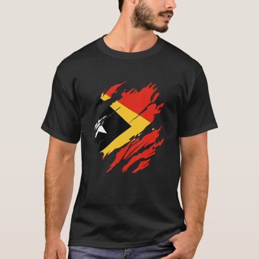 T-shirt Drapeau timorais Timor oriental 2 (Devant)