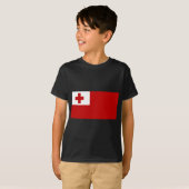 T-shirt drapeau tonga (Devant entier)