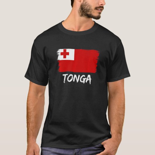 T-shirt Drapeau Tonga 1 (Devant)