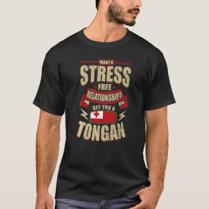 T-shirt Drapeau Tonga Fiers Tongans Hommes et Femmes