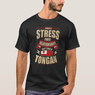 T-shirt Drapeau Tonga Fiers Tongans Hommes et Femmes