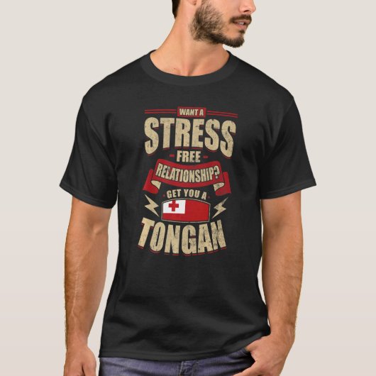 T-shirt Drapeau Tonga Fiers Tongans Hommes et Femmes (Devant)