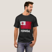 T-shirt Drapeau Tongan (Devant entier)