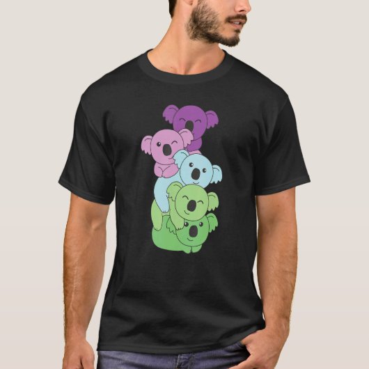 T-shirt Drapeau torique Pride Lgbtq Koalas Cute Toric Koal (Devant)