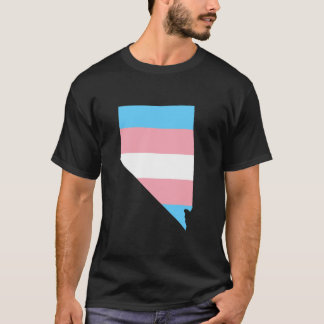 T-shirt Drapeau trans Nevada LGBT Fierté Soutien à la fami