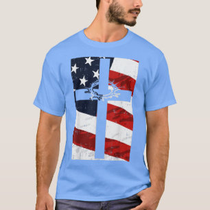 T-shirt Drapeau transaméricain Thorn God Jesus Faith Chris