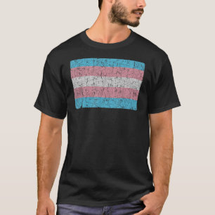 T-shirt Drapeau transgenre de fierté Drapeau trans Drapeau