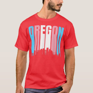T-shirt Drapeau Transgenre De L'État De L'Oregon Trans Pri