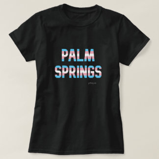 T-shirt Drapeau transgenre Palm Spring Pride