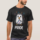 T-shirt Drapeau Transgenre Penguin Lgbt Tête Trans Stude U (Devant)