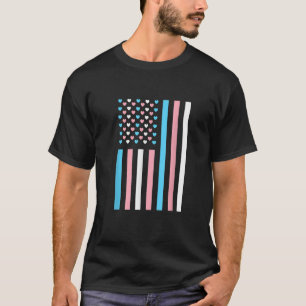 T-shirt Drapeau transsexuel Amérique USA LGBT Rights LGBTQ