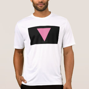 T-shirt Drapeau triangle rose de SlipperyJoe's symbole ros