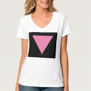 T-shirt Drapeau triangle rose de SlipperyJoe's symbole ros