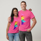 T-shirt Drapeau Triangles Gilbert Baker (Unisexe)