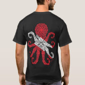T-shirt Drapeau tribal de plongée Octopus (Dos)