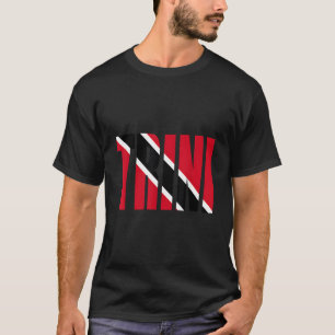 T-shirt Drapeau trinidadien Trini Trinité-et-Tobago