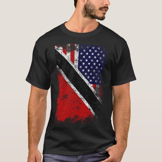 T-shirt Drapeau Trinité-Et-Tobago (Devant)