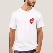 T-shirt Drapeau turc (Devant)