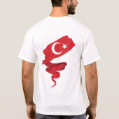 T-shirt Drapeau turc (Dos)
