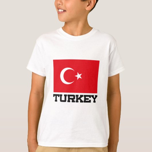 T-shirt Drapeau turc (Devant)