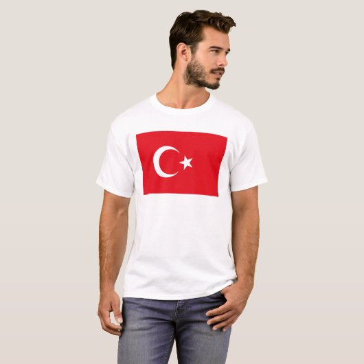 T-shirt Drapeau turc (Devant entier)