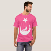 T-shirt Drapeau turc Bozkurt Grey Wolf (Devant entier)