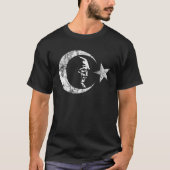 T-shirt Drapeau turc Mustafa Kemal Ataturk Turquie (Devant)
