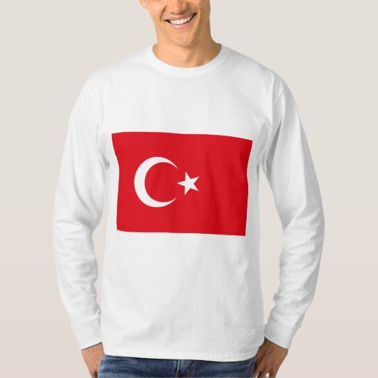 T-shirt Drapeau turc (Turquie) (Devant)