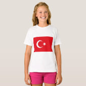 T-shirt Drapeau turc (Turquie) (Devant entier)