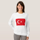 T-shirt Drapeau turc (Turquie) (Devant entier)