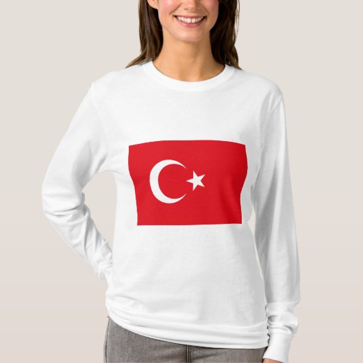 T-shirt Drapeau turc (Turquie) (Devant)