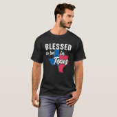 T-shirt Drapeau Tx Austin Texas Texan Amérindien Heureux d (Devant entier)