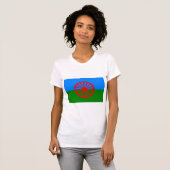T-shirt Drapeau tzigane romani officiel (Devant entier)