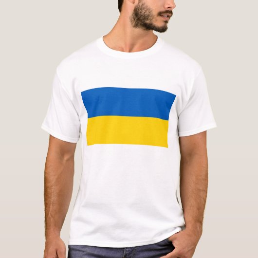 T-shirt Drapeau Ukraine (Devant)